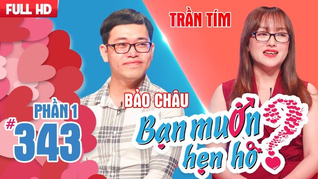 Tìm bạn gái cho anh chàng thích ngồi trong TOILET bấm điện thoại | Bảo Châu - Trần Tím | BMHH 343