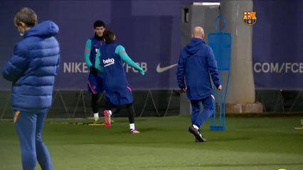 El Barcelona inicia el año preparando su visita a Huesca con el regreso de Messi