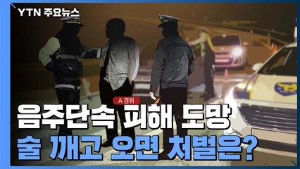 음주단속 피해 도망간 경찰...술깨고 나타났는데 처벌은? / YTN