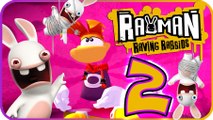 Rayman Raving Rabbids Walkthrough Part 2 (PS2, Wii, X360) No Commentary