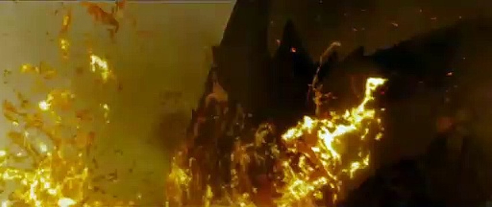 Godzilla King of the Monsters - Awakening of the All Titans scene