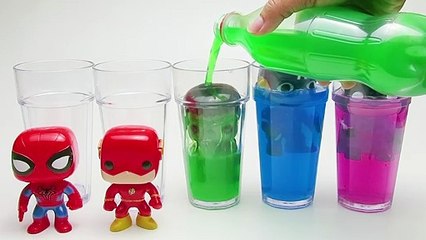 SUPERHERO TOYS SLIME SURPRISE - IRON MAN, HULK, CAPTAIN AMERICA, SPIDERMAN, FLASH, BATMAN