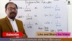 Trigonometry Formulas Basic Concept in Urdu and Hindi II Maths Class 10th PTB II Learning Zone.