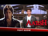 Shakti Kapoor beat Baba's Brother | Aatish (1994) | Shakti Kapoor | Atul Agnihotri | Sanjay Dutt | Bollywood Movie Scene