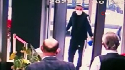 Iraklı iş adamına suikast için geldi, bulamayınca korumasını öldürdü...Cinayet anı kamerada