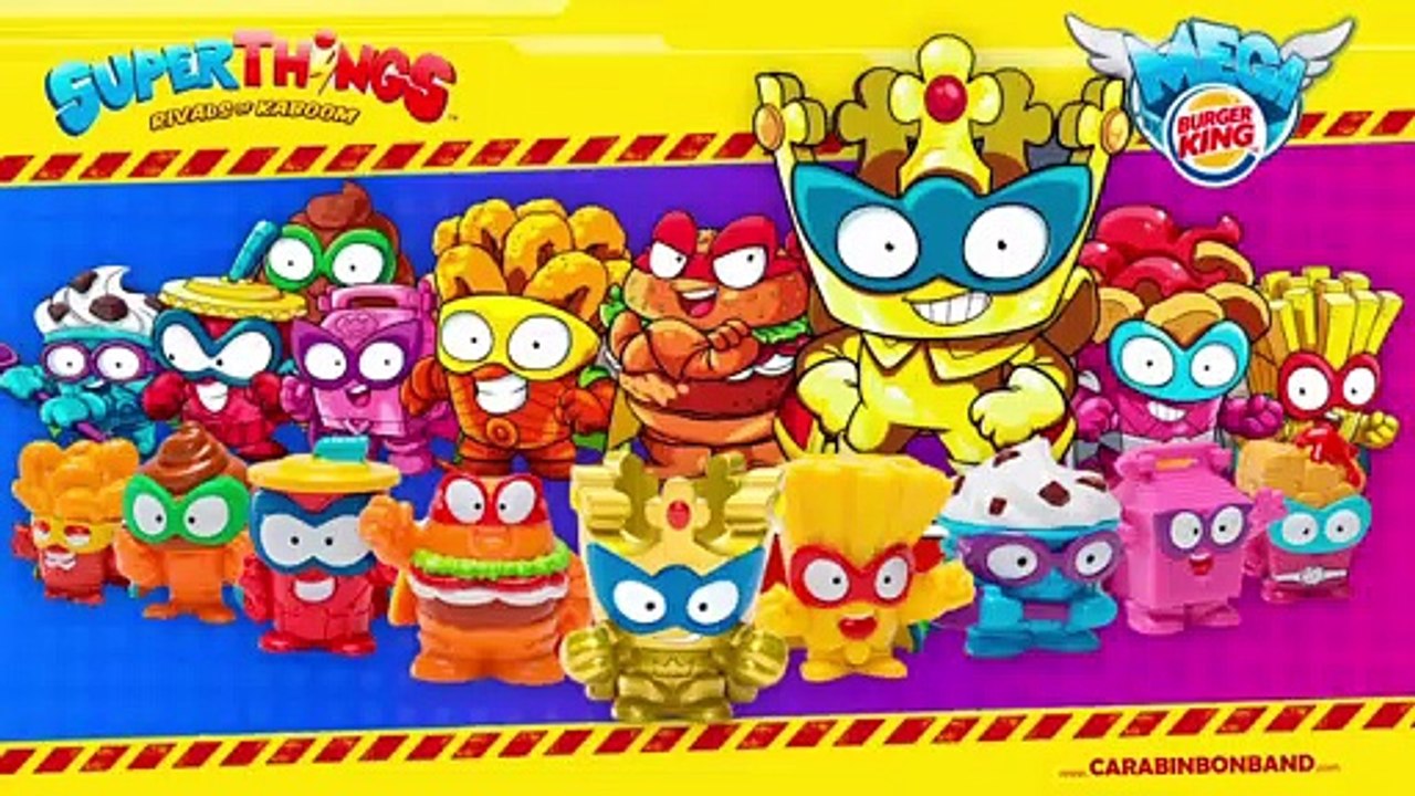 SUPERZINGS GRANDES BURGERKING - SERIE 1 MEGA - SUPERTHINGS GIGANTES - by CARA BIN BON BAND