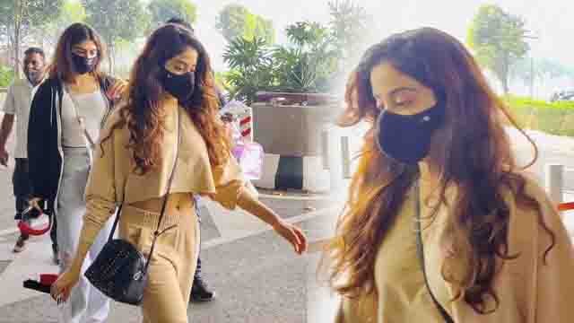 Janhvi Kapoor and Khushi Kapoor Spotted at Airport | FilmiBeat