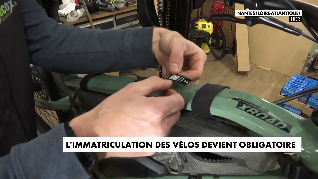 Pour lutter contre les vols, les vélos neufs doivent désormais porter un numéro d’identification - VIDEO