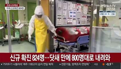 신규확진 닷새만 800명대…"이번달 유행 반전시켜야"