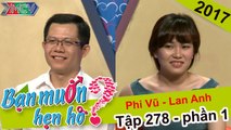 Cặp đôi 'bồ kết' nhau nhờ giao lưu giọng hát | Phi Vũ - Lan Anh | BMHH 278 