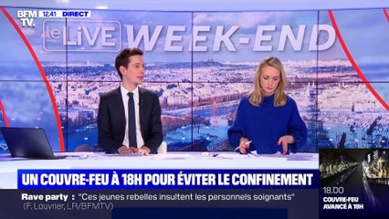Un couvre-feu à 18H pour éviter le confinement - 02/01