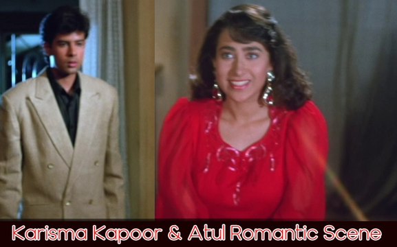 Karisma Kapoor & Atul Romantic Scene | Aatish (1994) | Raveena Tandon | Kader Khan | Sanjay Dutt | Bollywood Movie Scene