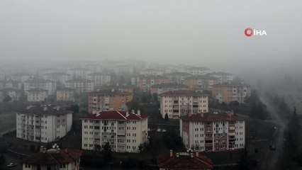 Düzce güne sisle uyandı