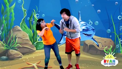 Ryan Pretend Play finding Zoo Animals Hide and Seek Adventure!!!