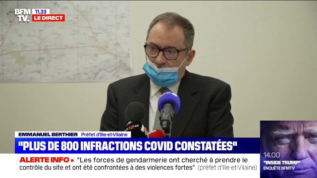 Le préfet d'Ille-et-Vilaine sur la rave party: Nous avons saisi des enceintes, des platines, des groupes électrogènes