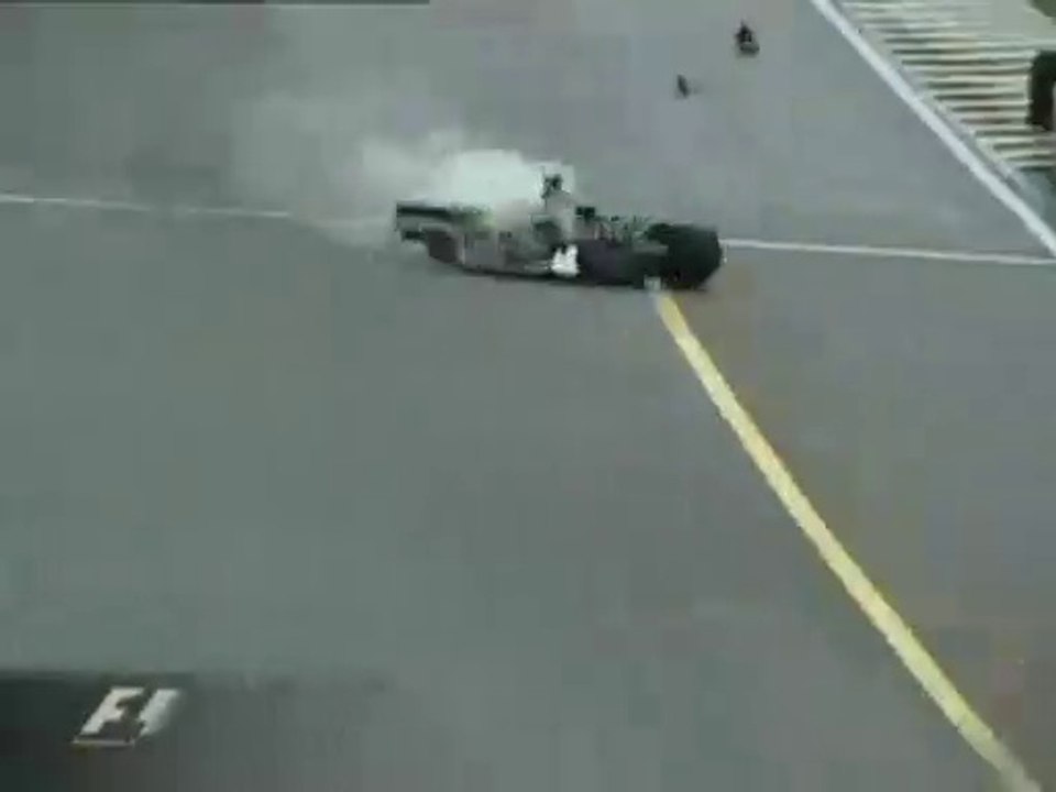 F1 2003 Interlagos New Angle Webber Huge Crash
