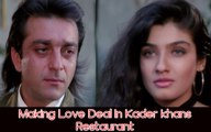Making Love Deal In Kader khans Restaurant | Aatish (1994) | Raveena Tandon | Kader Khan | Sanjay Dutt | Bollywood Movie Scene