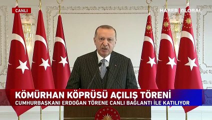 Kendi grubunda dünyanın 4. büyük projesi! Kömürhan Köprüsü törenle açıldı