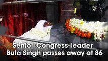Senior Congress leader Buta Singh passes away at 86