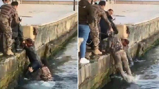 İstanbul'da özel harekat polisi turisti böyle kurtardı