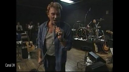 Johnny Hallyday - répétitions à Los Angeles - 1998
