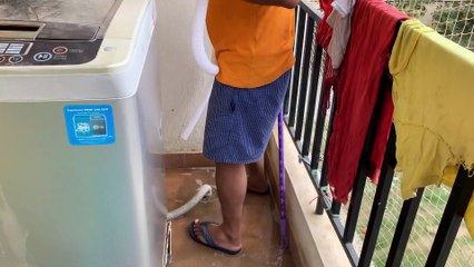 washing machine pipe changing video