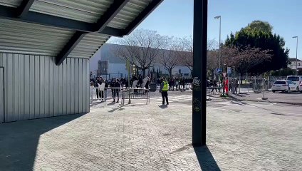 Llegada del Sevilla al Benito Villamarín