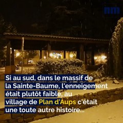 Chute de neige dans le Var: une route dégagée, les services techniques restent en alerte