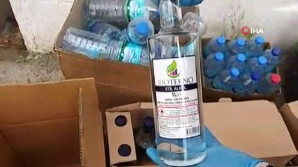 Sahte içkileri piyasaya süreceklerdi, kritik operasyonla yakalandılar