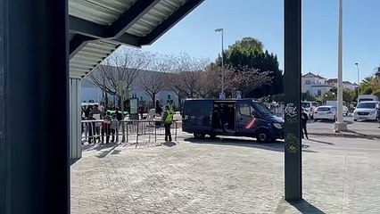 Llegada del Betis al Benito Villamarín