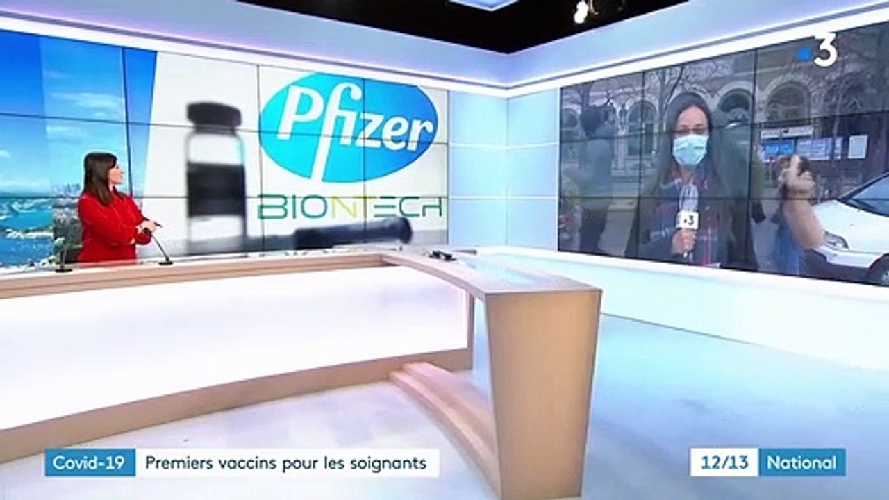 Covid-19 : coup d'envoi de la campagne de vaccination pour le personnel soignant