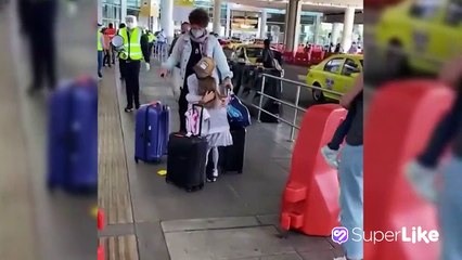 Johana Bahamón despertó ternura tras reencontrarse con su hija adoptiva