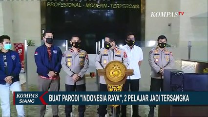 Bikin Parodi Indonesia Raya, 2 Pelajar Jadi Tersangka