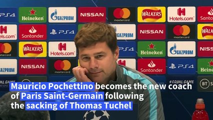 Pochettino named new coach of Paris Saint-Germain