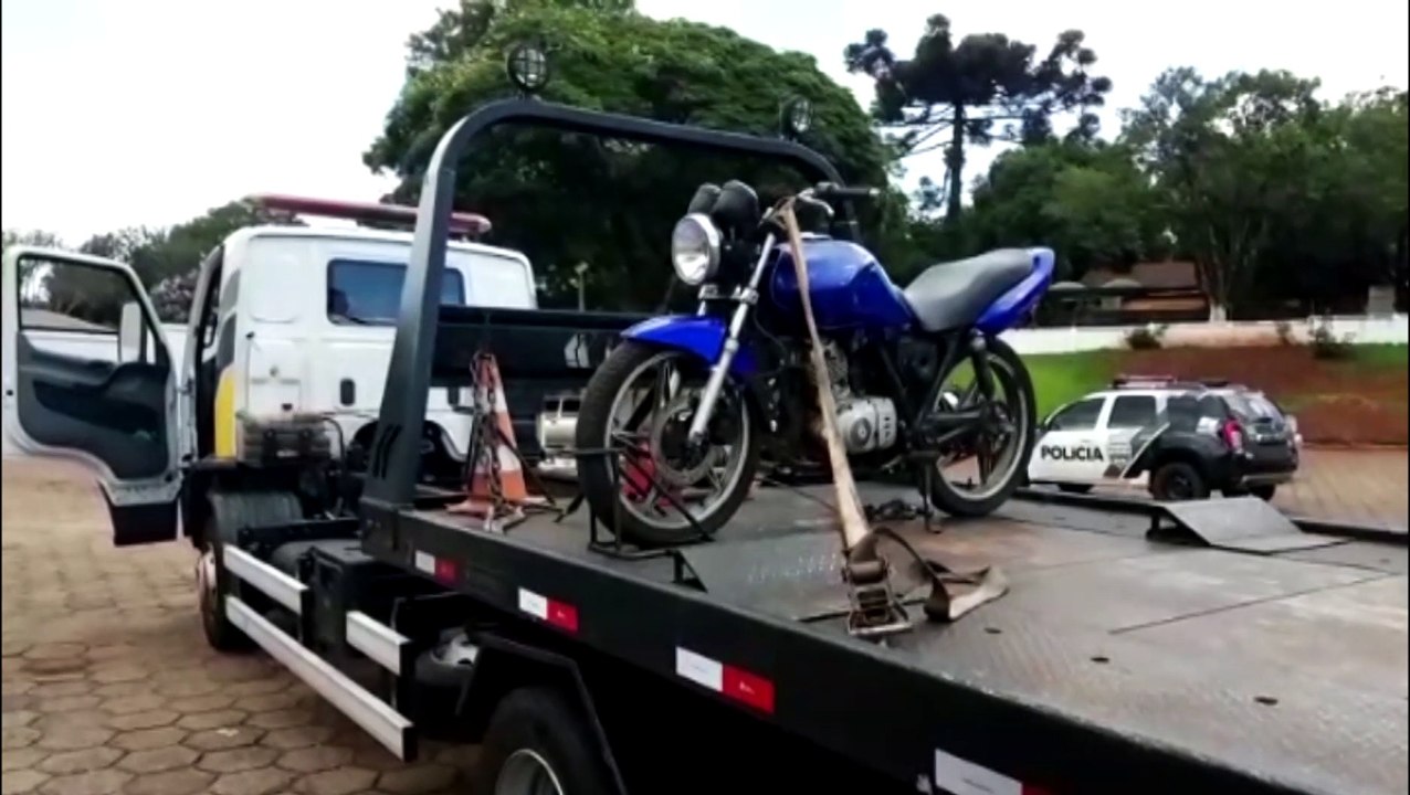 Moto Suzuki Yes que havia sido furtada é encontrada no Bairro São Cristóvão