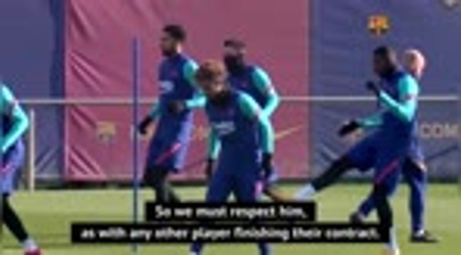 Koeman poised for waiting game with Messi's future