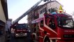 Verona - In fiamme il tetto di un'abitazione (02.01.21)