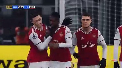 West Brom vs Arsenal _ EPL Matchday 17 _ English Premier League Live Games PES 2021
