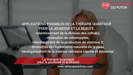 La biorésonance pour la jeunesse et la beauté avec le cabinet la thérapie du futur