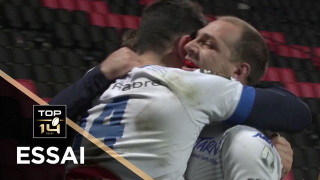 TOP 14 - Essai de Geoffrey PALIS (CO) - Lyon - Castres - J13 - Saison 2020/2021