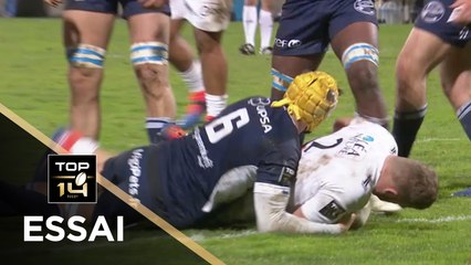 TOP 14 - Essai de Pierre BOURGARIT 1 (SR) - Agen - La Rochelle - J13 - Saison 2020/2021