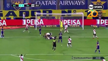 Boca y River empataron 2 a 2 en el primer Superclásico del año
