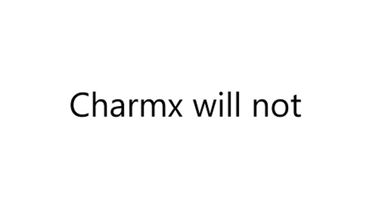 Charmx will not comment on this video.