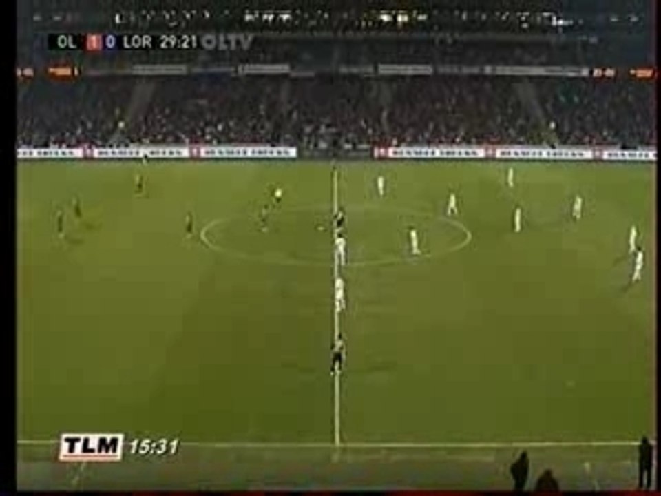 Lyon-lorient , But de Ben arfa