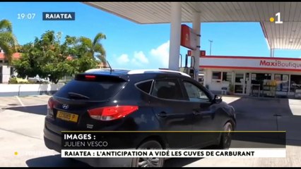Raiatea : l'anticipation a vidé les cuves de carburant