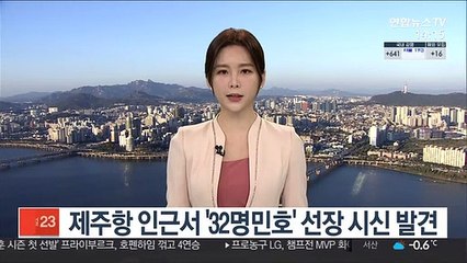 제주항 인근서 '32명민호' 선장 시신 발견