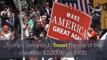 McConnell Blocks Vote on Bigger Stimulus Checks