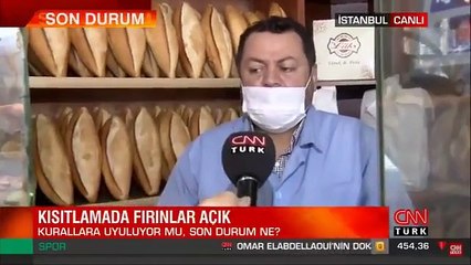 CNN Türk muhabiri, esnafın cevabını duyunca mikrofonu geri çekti