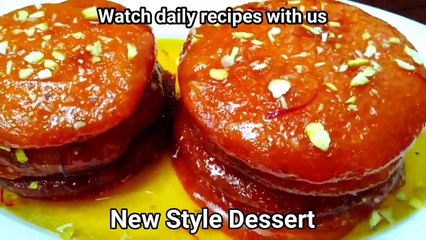 New style dessert recipe | Indian dessert | Instant dessert | Malpua recipe