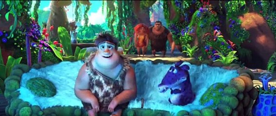 LOS CROODS UNA NUEVA ERA Película - Eep y Grug conocen al nuevo Chico